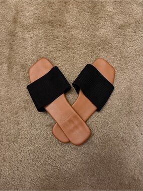 SHEIN Black Strap Sandals